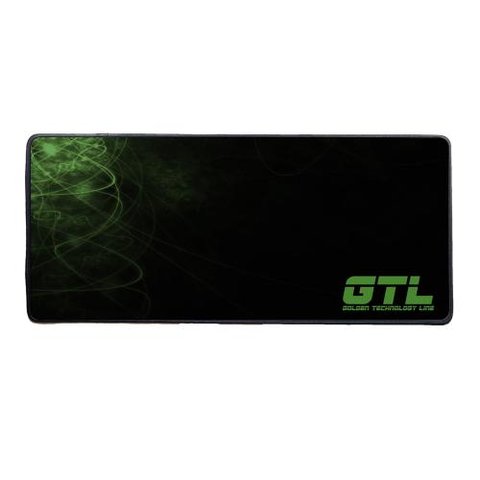 Килимок GTL Gaming XL, Black-Green 1, 600х300х3 мм, антиковзна основа, захист від вологи 264575 фото