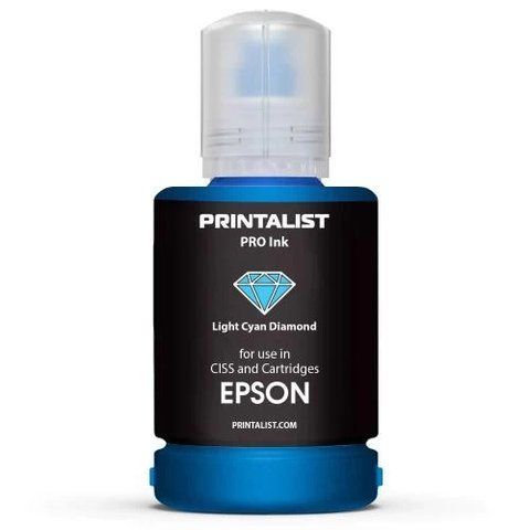 Чорнило Printalist Epson, універсальне, Light Cyan, 140 мл, водорозчинне (PL-INK-EPSON-LC) 262531 фото