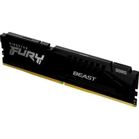 Пам'ять 64Gb DDR5, 5600 MHz, Kingston Fury Beast, Black (KF556C36BBE-64) 309593 фото