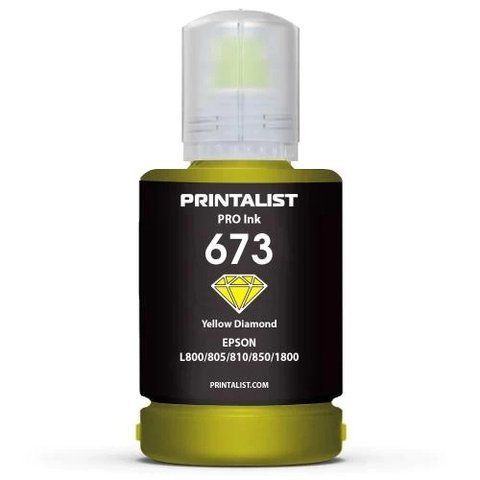 Чорнило Printalist 673, Yellow, 140 мл, водорозчинне (PL673Y) 262252 фото