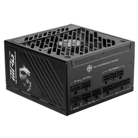Блок живлення 1250 Вт, MSI MPG A1250GS PCIE5, Black 309435 фото