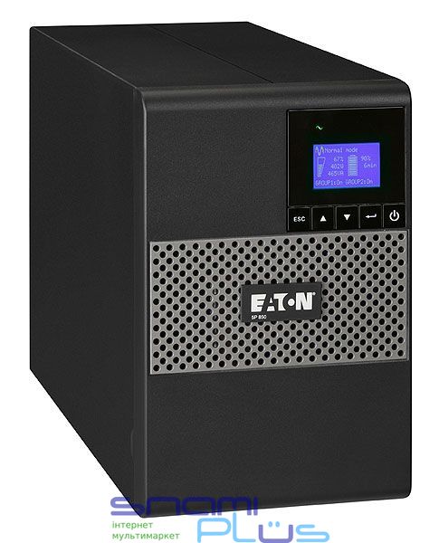 ИБП Eaton 5P 850i, Black, 850VA / 600 Вт, 6xC13, USB / RS232, LCD экран, 230x150x345 мм, 10.4 кг (5P850i) 197291 фото