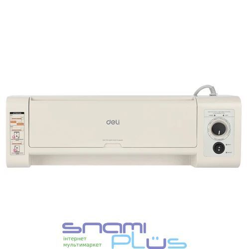 Ламинатор A3, Deli E3892, White 318955 фото