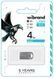 Флеш накопичувач USB 4Gb Wibrand Hawk, Silver, USB 2.0 (WI2.0/HA4M1S) 286606 фото 2