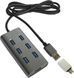 Хаб USB Maiwo KH700, Grey 277804 фото 1