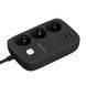 Фільтр мережевий ColorWay GaN3 Pro, 3 розетки, 2 м, Black, 2xType-C / 2xUSB (CW-CHE34PDB) 306015 фото 6