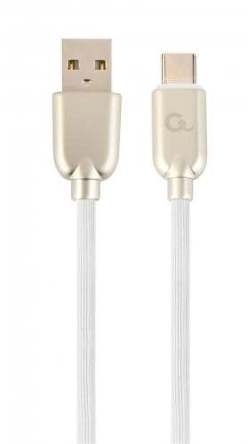 Кабель USB AM - Type-C, 1 м, White, Cablexpert, 2.1A (CC-USB2R-AMCM-1M-W) 177658 фото