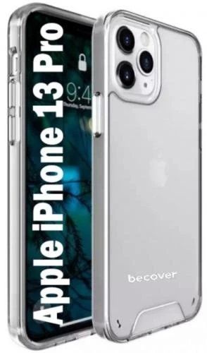 Бампер для Apple iPhone 13 Pro, BeCover Space Case, Transparent 267597 фото