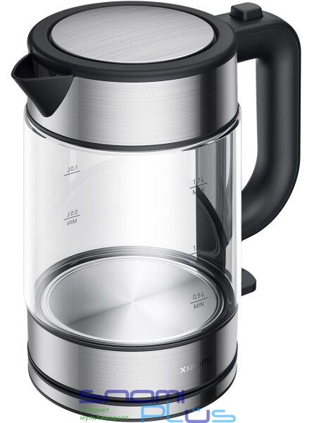 Электрочайник Xiaomi Electric Glass Kettle, Black, 2200W, 1.7 л 273402 фото