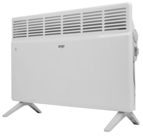 Конвектор Ergo HCU 212024 White, 2000W, площа обслуговування 20 кв.м, термостат механічний, установка настінна/підлогова, 785 х 120 х 450 мм 234546 фото