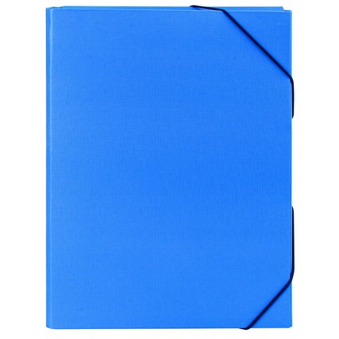 Папка-бокс A4, Blue, H-Tone, на гумках (JJ409342-blue) 266534 фото