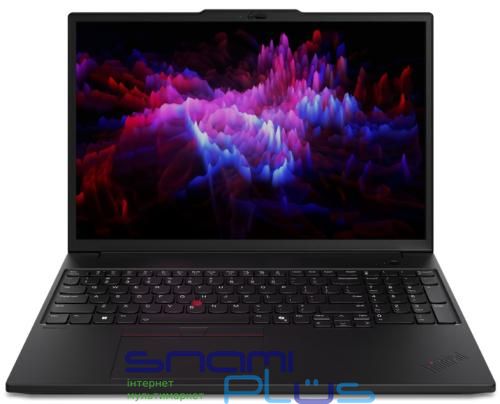 Ноутбук Lenovo ThinkPad P16s Gen 3, Black, 16' (1920x1200, IPS), Core Ultra 7 155H (16x3.8-4.8 GHz), 32Gb DDR5, 1Tb NVMe, Arc Graphics, WiFi 6E, Bluetooth 5.3, Web, 2xType-C / 2xUSB 3.0, HDMI, 75 Wh, Без ОС (21KS0003RA) 290339 фото