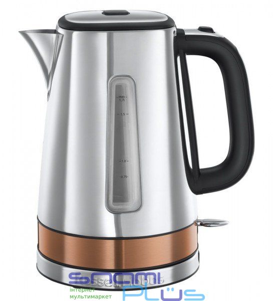 Электрочайник Russell Hobbs 24280-70 Silver, 2400W, 1.7 л, дисковый, индикатор работы, нержавеющая сталь 178875 фото