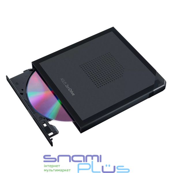 Зовнішній оптичний привід Asus ZenDrive V1M, Black, DVD+/-RW, Type-C, підтримка M-Disc, 150x142x14.6 мм, 265 г 284737 фото