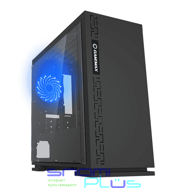 Корпус GameMax Expedition Black, без БП, Mini Tower, Micro ATX / Mini ITX, 1хUSB 3.0, 2хUSB 2.0, 1x120 мм LED, 378x190x410 мм, 0.6 мм (EXPEDITION BK) 209104 фото