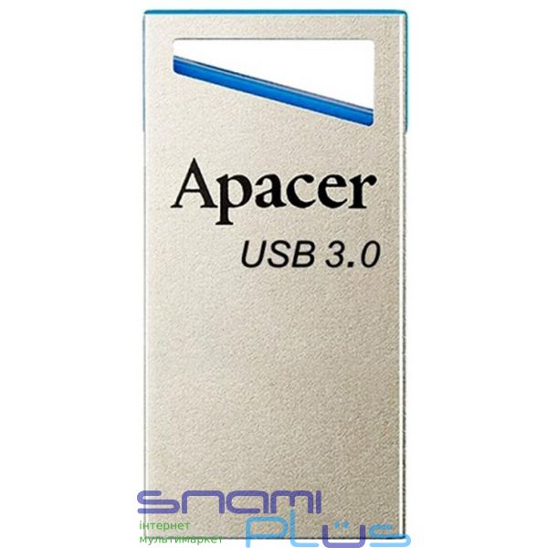 Флеш накопитель USB 32Gb Apacer AH155, Silver/Blue, USB 3.2 Gen 1 (AP32GAH155U-1) 221864 фото