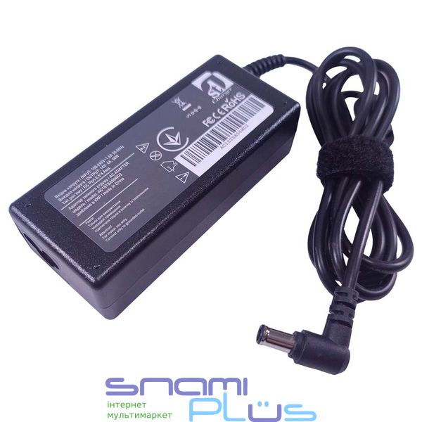 Блок питания 1StCharger для ноутбуков Samsung 56W(14V/4A) 6.5x4.4 силовой кабель Retail BOX 251462 фото