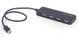 Хаб USB Gembird UHB-CM-U2P4-01, Black 259222 фото 1