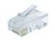 Конектор RJ45, UTP, 100 шт, Cablexpert, модульна вилка, позолочені контакти (LC-8P8C-002/100) 208327 фото 1