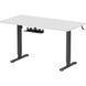 Компьютерный стол OfficePro ODE1470WB, White/Black 306686 фото 2