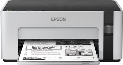 Принтер струменевий ч/б A4 Epson M1100, Grey, 1440х720 dpi, до 32 стр/хв, дуплекс, USB, вбудоване СБПЧ, чорнила Epson 110 (C11CG95405) 247913 фото