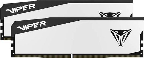 Пам'ять 16Gb x 2 (32Gb Kit) DDR5, 6000 MHz, Patriot Viper Elite 5, White (VEB532G6030KW) 300994 фото