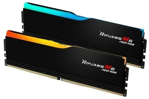 Память 16Gb x 2 (32Gb Kit) DDR5, 6000 MHz, G.Skill Ripjaws M5 Neo RGB (F5-6000J2836G16GX2-RM5NRK) 302926 фото
