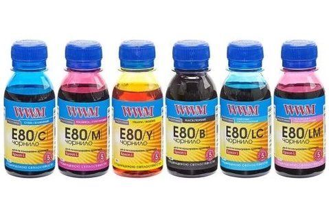 Комплект чорнил WWM Epson L800/L805/L810/L850/L1800, 6x100 мл (E80SET-2) 255877 фото