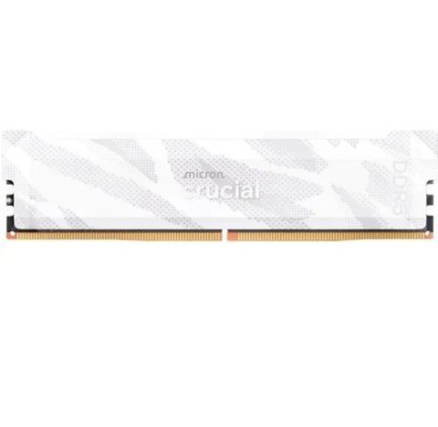 Пам'ять 16Gb DDR5, 6400 MHz, Crucial Pro OC, White (CP16G64C32U5W) 319158 фото