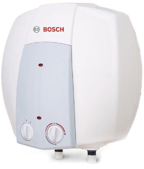 Водонагрівач Bosch Tronic 2000 T Mini ES 015 B White, 15 л, 1500W, над мийкою, мокрий ТЕН, вертикальний монтаж, механічне керування, 408х368 мм 185031 фото
