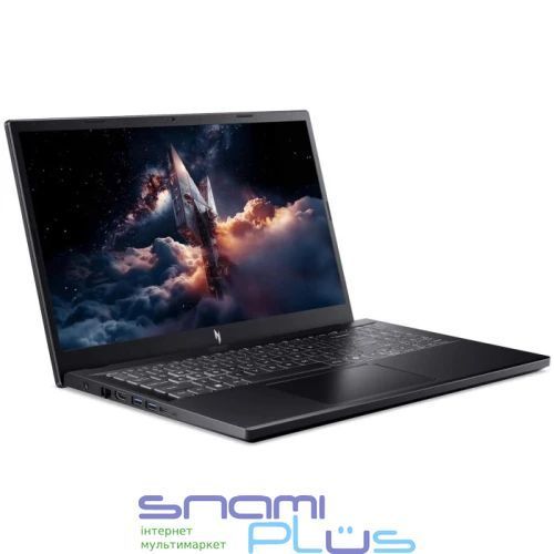 Ноутбук 15" Acer Nitro V 15 ANV15-A31-R0KM (NH.U3REU.00D) Black, AMD Ryzen 7 170, 16GB, 512GB, Linux 327263 фото