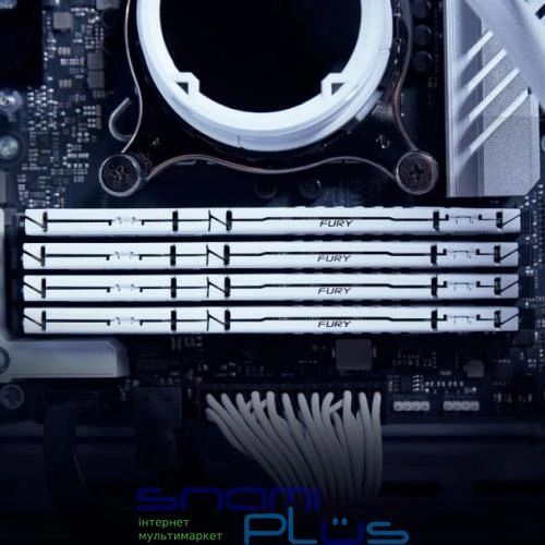 Память 32Gb DDR5, 6000 MHz, Kingston Fury Beast, White (KF560C36BWE-32) 267079 фото