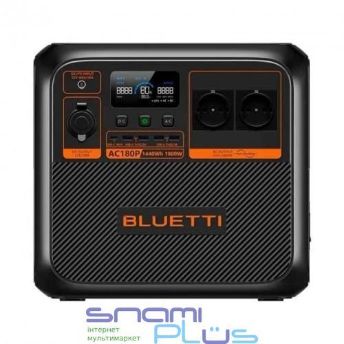 Зарядная станция BLUETTI PowerOak AC180P, Black, 1800 Вт / 1440 Вт/ч 278439 фото