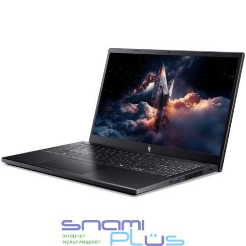 Ноутбук 15" Acer Nitro V 15 ANV15-A31-R0KM (NH.U3REU.00D) Black, AMD Ryzen 7 170, 16GB, 512GB, Linux 327263 фото