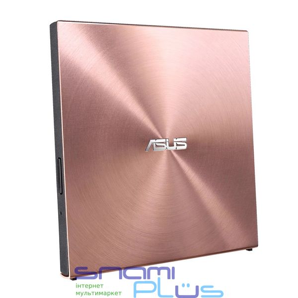 Зовнішній оптичний привід Asus ZenDrive U5S, Pink, DVD+/-RW, USB 2.0, підтримка M-Disc, 140x135.5x12.9 мм, 265 г 284738 фото