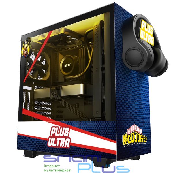 Корпус NZXT H510i CRFT My Hero Academia - All Might Limited Edition, без БП, ATX / Micro ATX / Mini ITX, 1xUSB 3.2, Type-C, 2x120 мм, 428x210x460 мм, 6.8 кг (CA-H510I-MH-AM) 268684 фото