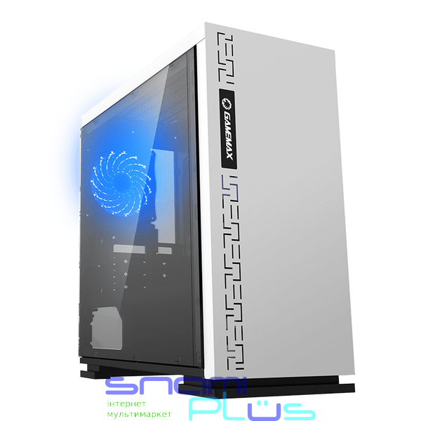 Корпус GameMax Expedition White, без БП, Mini Tower, Micro ATX / Mini ITX, 1хUSB 3.0, 2хUSB 2.0, 1x120 мм LED, 378x190x410 мм, 0.6 мм (EXPEDITION WT) 209108 фото