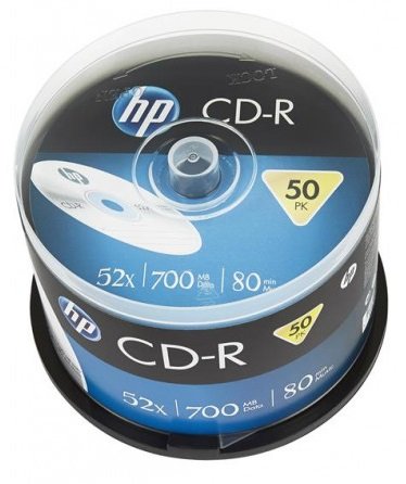 Диск CD-R 50 HP, 700Mb, 52x, Cake Box (CRE00017-3) 216993 фото