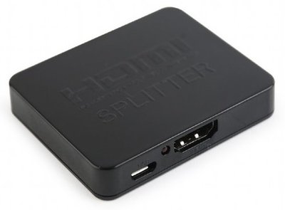 Розгалужувач HDMI сигналу, Cablexpert DSP-2PH4-03, Black, на 2 порти HDMI V1.4, до 20 м 208286 фото