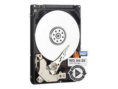 Жорсткий диск 2.5' 500Gb Western Digital AV-25, SATA2, 16Mb, 5400 rpm (WD5000LUCT) (Ref) 169209 фото