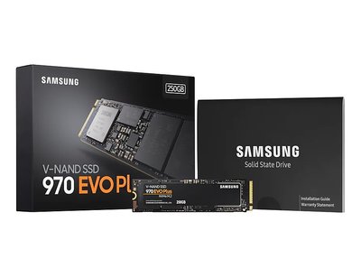 Твердотільний накопичувач M.2 250Gb, Samsung 970 Evo Plus, PCI-E 3.0 x4, MLC 3-bit, 3500/3300 MB/s (MZ-V7S250B) 171142 фото