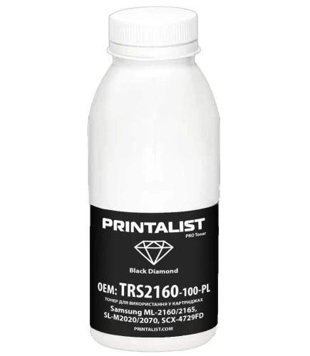 Тонер Samsung ML-2160/2165, SCX-3400/3405, SL-M2020/M2070, Black, 100 г, Printalist (TRS2160-100-PL) 281123 фото