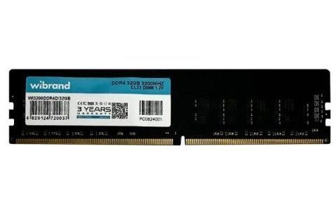 Память 32Gb DDR4, 3200 MHz, Wibrand, CL22, 1.2V (WI3200DDR4D/32GB) 292331 фото