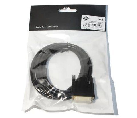 Кабель DisplayPort (M) - DVI-D (M), 1.8 м, Black, Atcom (9504) 159945 фото