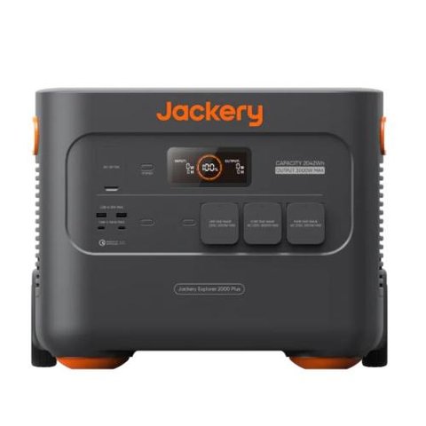 Зарядная станция Jackery Explorer 2000 Plus, Black, 3000 Вт / 2042 Вт/час, 2xUSB (18 Вт), 2xType-C (100 Вт), 3x220V, LiFePO4 289811 фото