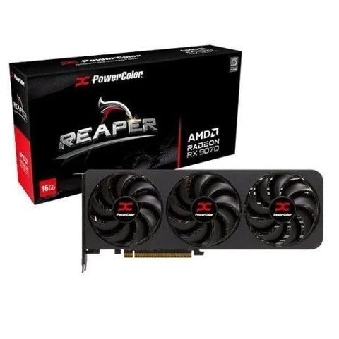 Відеокарта Radeon RX 9070 XT, PowerColor, Reaper, 16Gb GDDR6 (RX 9070 XT 16G-A) 305466 фото