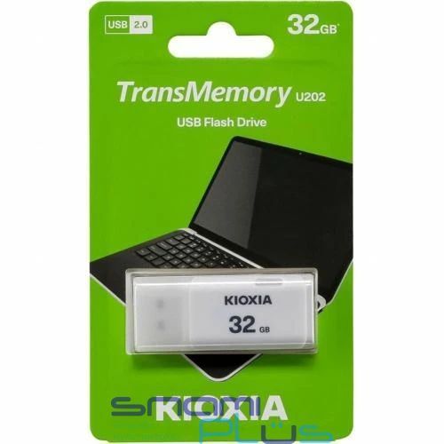 Флеш накопичувач USB 32Gb Kioxia TransMemory U202, White, USB 2.0 (LU202W032GG4) 234883 фото