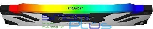 Память 32Gb x 2 (64Gb Kit) DDR5, 6400 MHz, Kingston Fury Renegade RGB, Black (KF564C32RSAK2-64) 279290 фото