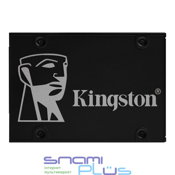 Твердотільний накопичувач 512Gb, Kingston KC600, SATA3, 2.5', 3D TLC, 550/520 MB/s (SKC600/512G) 183627 фото