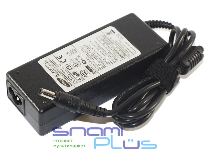 Зарядное для ноутбуков Samsung 19V, 4.74A, 90W, 5.5 * 3.0 (AD111007) 198510 фото